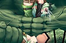 goblin slayer cock sleeve human elf archer onahole high deepthroat cum sex small female bulge penis inflation belly big fit