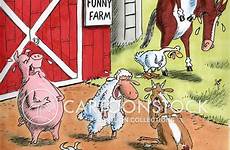 cartoonstock cows dislike pigs hens