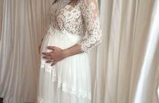bride pregnant boho lihi hod wedding two just choose board maternity