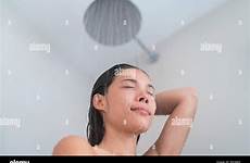 showering