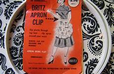 apron pattern clip seamstress vintage yet better simple cool way open look if