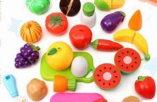 vegetables pretend 20pcs role cutting fruit toy gifts kitchen play food kids set banggood