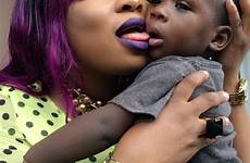 kissing son laide bakare child tongue her abuse licks lips nairaland slam fans sons africa nigeria celebrities fire under nollywood