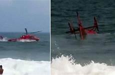 helicopter crashes into rescue