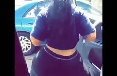 booty big mexican twerking outside car her