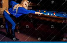 pool blonde concentrated billiard adorable ga young beautiful preview game