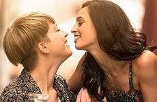 lesbian kissing girls girl stock outdoors picture