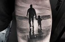 silhouette tatuajes dad padre dads tatuaje hija hijo hu tattoo4you 4realfacts grandpa essery