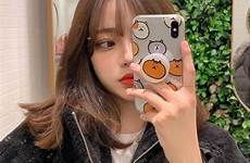 mirror ulzzang korean girl cute selfies girls icons asian aesthetic pretty visit icon pink