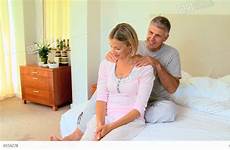 massage wife man his giving stock footage