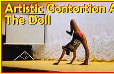 contortion doll dance act
