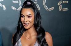kardashian kim nip slips celebrity celeb public versace fall west runway pre fashion baby celebrities party chicago birthday ever north