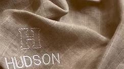 Thoughtful PERSONALISED Baby Shower Gift | Custom Embroidered Muslin Blanket | Newborn Essential