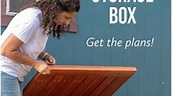 EASY DIY Outdoor Storage Box/ Bench w/Plans - Anika's DIY Life | Outdoor toy storage diy, Diy outdoor toys, Outdoor toy storage