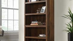 Sauder 5 Shelf Bookcase, Grand Walnut Finish