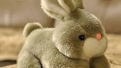 8 Inch Rabbit Plush Toys Bunny Stuffed Toys Bunny Doll (Gray)