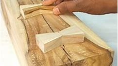 GS DIY MAKER - How To Stabilize Wood Crack #woodworking...