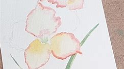 Gladiolus #watercolorpainting - Malini Ganewatta Art Gallery