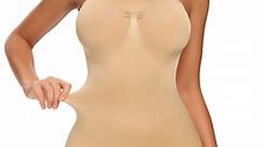 MANIFIQUE Women's Shapewear Slips for Under Dresses Tummy Control Seamless Full Silps
