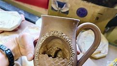 #processvideo #Nessie #mugs #handmadepottery #functionalart #potteryprocess #supporthandmade #mythology #whatdoweknow #alteredmug #3dmug #inprogress #potteryvideos | Sweet Danes Farm