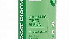 Fiber Supplement Organic Super Greens Powder – Supports Bloating Relief, Gut Health, Leaky Gut with Resistant Starch Powder - Green Banana Flour, Oat, Black Bean (30 Days, Vanilla)
