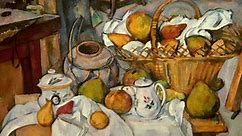 Nature morte au panier ou La Table de cuisine by Paul Cézanne – Art print, wall art, posters and framed art