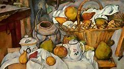 Nature morte au panier ou La Table de cuisine by Paul Cézanne – Art print, wall art, posters and framed art