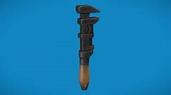 Antique Monkey Wrench - Download Free 3D model by himanshu (@rajput.1561)