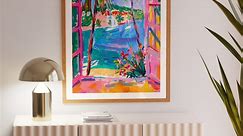 Coastal Matisse Maximalist Art, 70s Retro Aesthetic Print, Dopamine Decor, Kitsch Orange Wall Art, Aesthetic Home Decor, Vintage Poster - Etsy