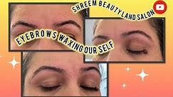 How to eyebrows waxing at home? Waxing eyebrows tutorial step by step? Wax @shreembeautylandsalon