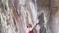 tufa breakage in elona sector 🙌🔥 #climbinglife #climbing #climber #bouldering #inspiration | Funcky Climbing