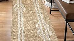 Liora Manne Capri Indoor/Outdoor Durable Hand-Tufted UV Stabilized Rug- Ropes Neutral 2' x 8'