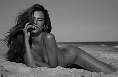 nude ambrosio alessandra models brazil sexy made beach naked hot brazilian she sand secret lying back poses roots completely gets