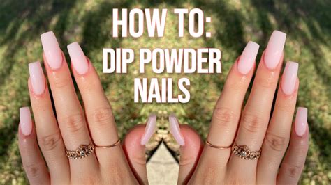 And it's true, going the d.i.y. DIP POWDER NAILS AT HOME WITH TIPS | CHARLIZE PEREZ ...