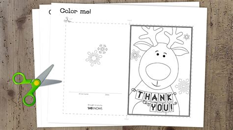 Each 8.5×11 sheet fits 2 cards. 6 Best Free Printable Christmas Cards You Can Color ...