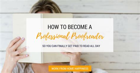 You get hired to proofread different types of texts online. How To Become A Proofreader (So You Can Finally Get Paid ...