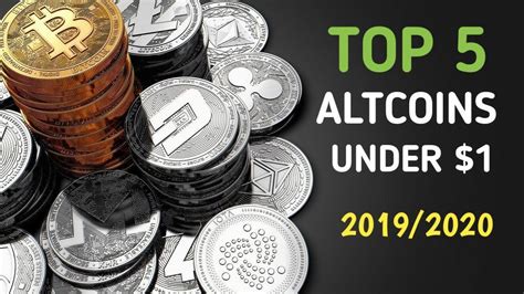 The true value of a coin is often determined by its market cap; Top 5 Altcoins to buy under $1 | Cryptocurrency Investing ...