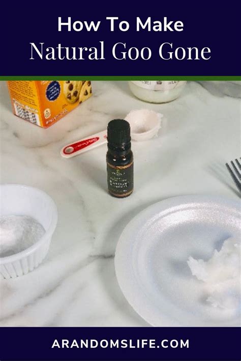 Does wd 40 remove adhesive? DIY three-ingredient Natural Goo Gone | Natural cleaning ...