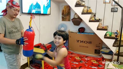 It is available in 3 colors: How To Hit And Teach Kid First Punching Bag - YouTube