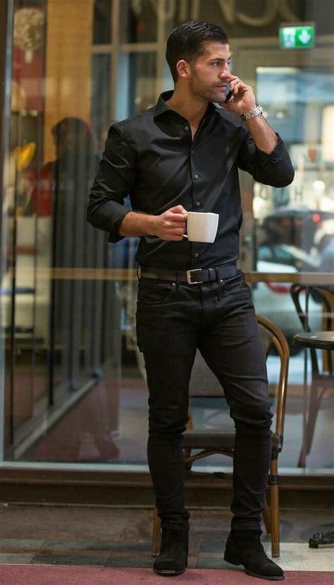 Sleek and stylish, every man needs a pair of chelsea boots for those formal events. Black Chelsea Boot in Formal Attire | Mens fashion casual ...