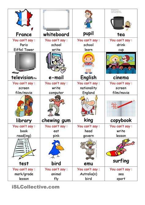 For example, someone may have to make his partners guess the word pool without saying the words swim, water, or. taboo game cards | Juegos en ingles, Juego tabú, Tabu