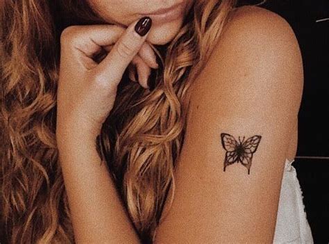 Metallic tattoo rose gold foil texture ornate fantasy butterfly with antlers and eyes decorative totem animal in butterfly tattoo design with flowers.turning chrysalis into butterfly.birth of butterfly from cocoon. The Best Butterfly Tattoos Collection of 2019 by Tiny ...