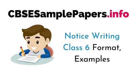 Notice writing format with examples ( notice writing ). Notice Writing Class 6 Format, Examples, Topics, Exercises