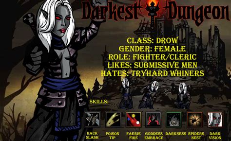 work in progress official modding guide by red hook studios. Darkest Dungeon GAME MOD Drow v.17462 - download | gamepressure.com