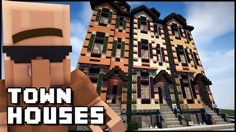 A house whose subtle production was built by the same hands. Minecraft - Town Houses - YouTube