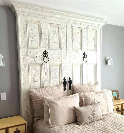 Crown molding is a small detail that lends a touch of timeless elegance to a room. Headboards:Crown Molding Headboard Old Door For Headboard ...