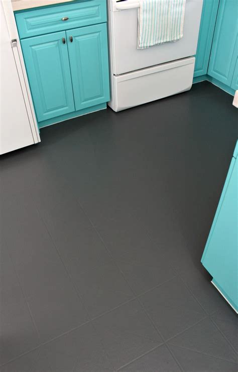 Can you paint vinyl flooring? How to Paint a Vinyl Floor | Vinyl flooring, Diy painted ...