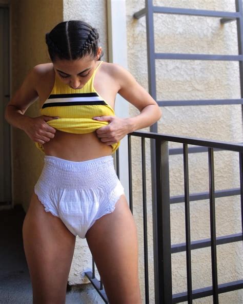 Suggest an update get even. Young Instagram model poses in diapers on her page...to ...