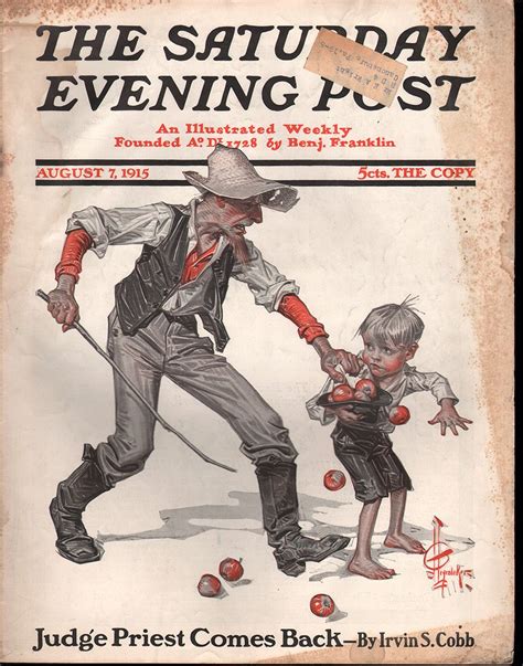 The following events occurred in august 1915: Saturday Evening Post August 7 1915 - Ephemera Forever ...