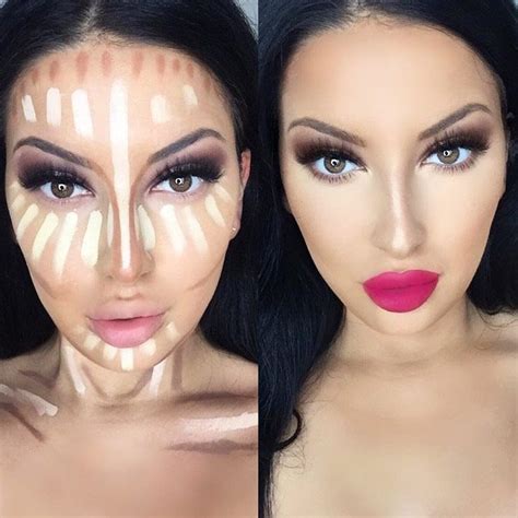 Not shimmery) powder, cream, or pencil product that's two shades darker than your skin tone to shade. Several Important Tips On How To Contour For Real Life | Contour makeup, Contouring for ...